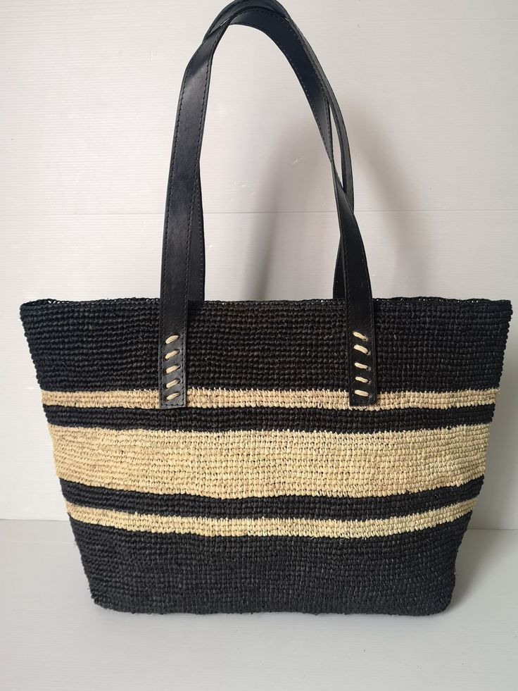 Sac crochet raphia